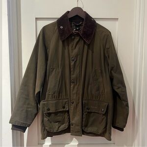 men’s barbour bedale wax jacket size 36
